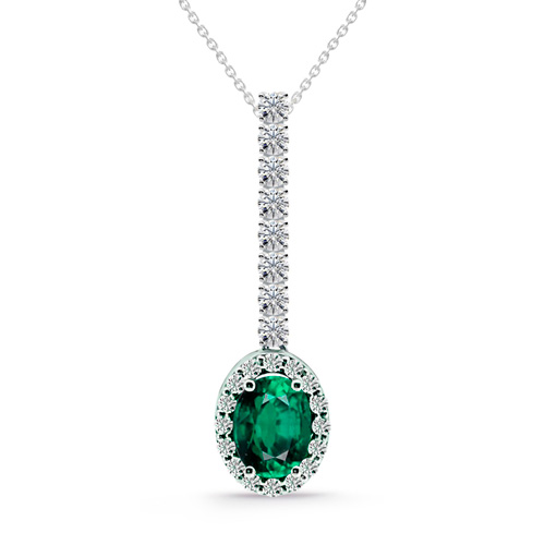 Green Gem Pendants
